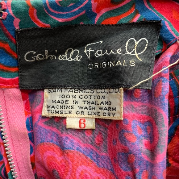 Vintage!! Gabrielle Fouell original dress size 6 - Picture 4 of 6